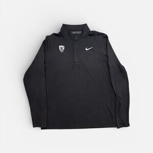Nike Team Issued Mens Size Medium NCAA Pac-12 College 1/4 Zip Jacket PE Black